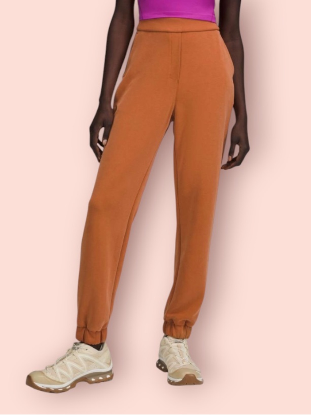 LULULEMON Softstreme Relaxed High Rise Butternut Brown Pants